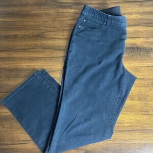 Chico’s Fabulously Slimming Women’s Muted Black Pull On Pants - Size 1/US8 Short